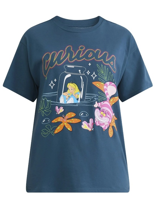 Disney Tops - Disney Alice in Wonderland  T- Shirt Curious Women's Size XS (0-2)